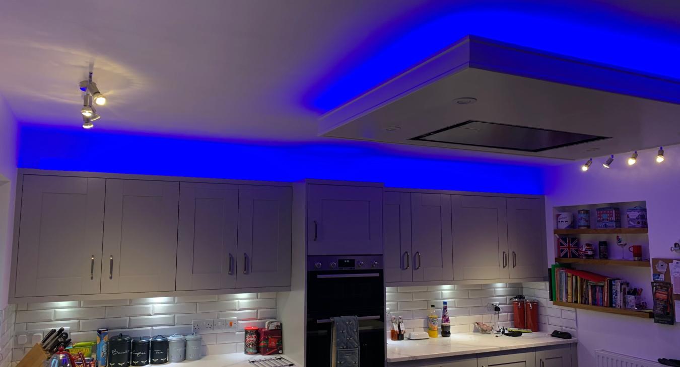 Kitchen Lighting installation by Tyne Electrical Services in Colyton, Devon