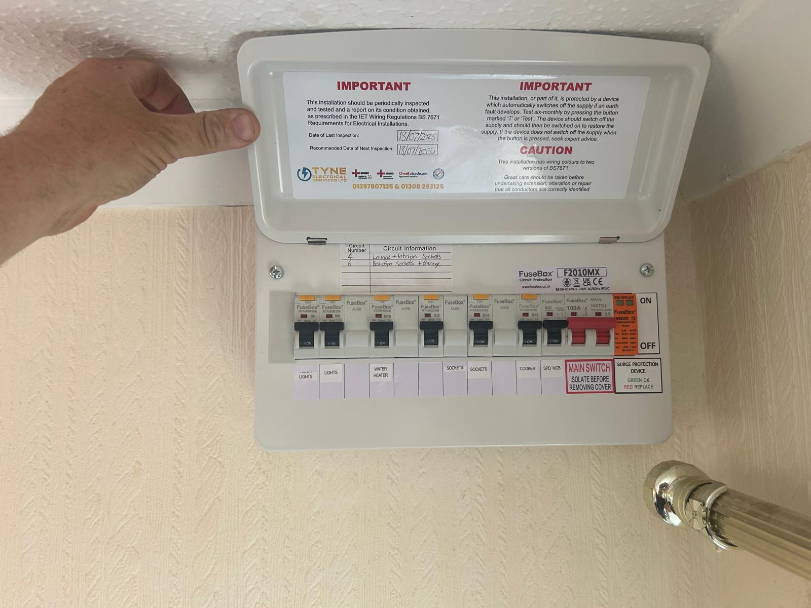 Your Local Electrician in Colyton - Tyne Electrical Services