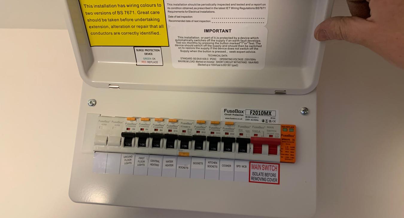 Fuse Board Installation by Tyne Electrical Services in Colyton, Devon