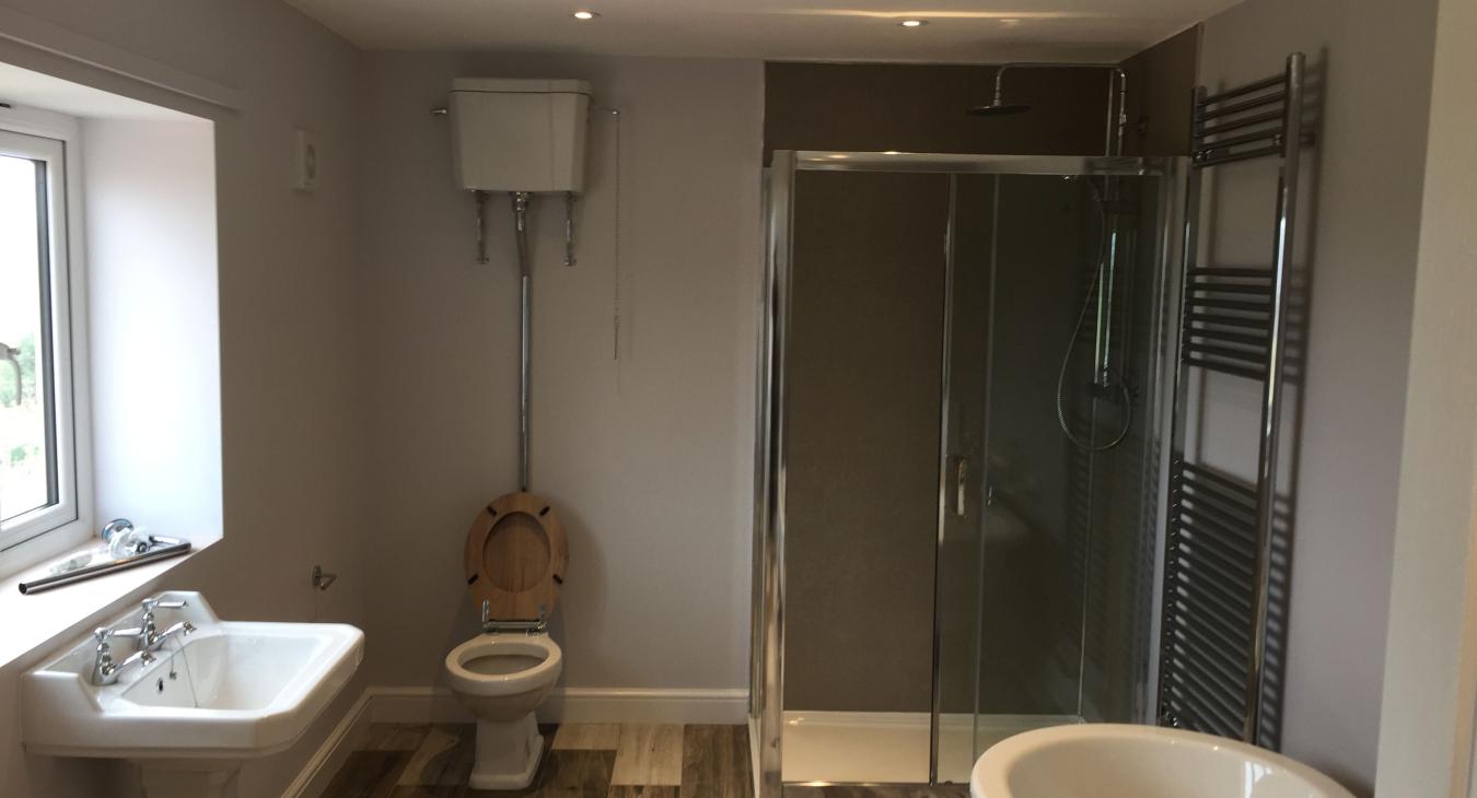 Bathroom lighting & electrics in Colyton 