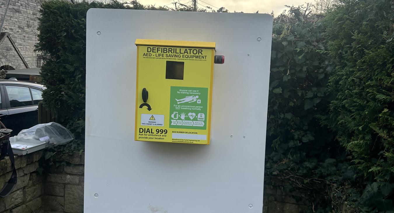 Defibrillator Installation By Tyne Electrical Services, Colyton