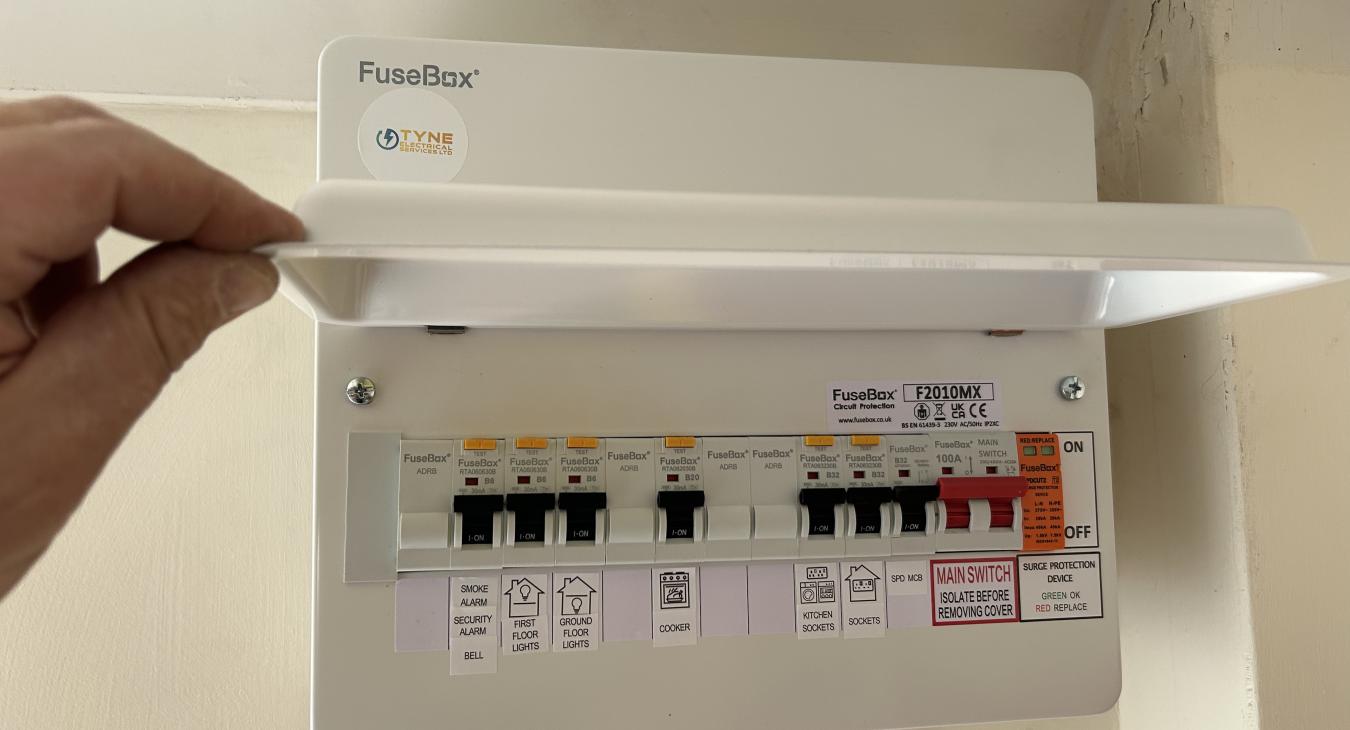 Fuseboard replacement in Seaton - Tyne Electrical Services